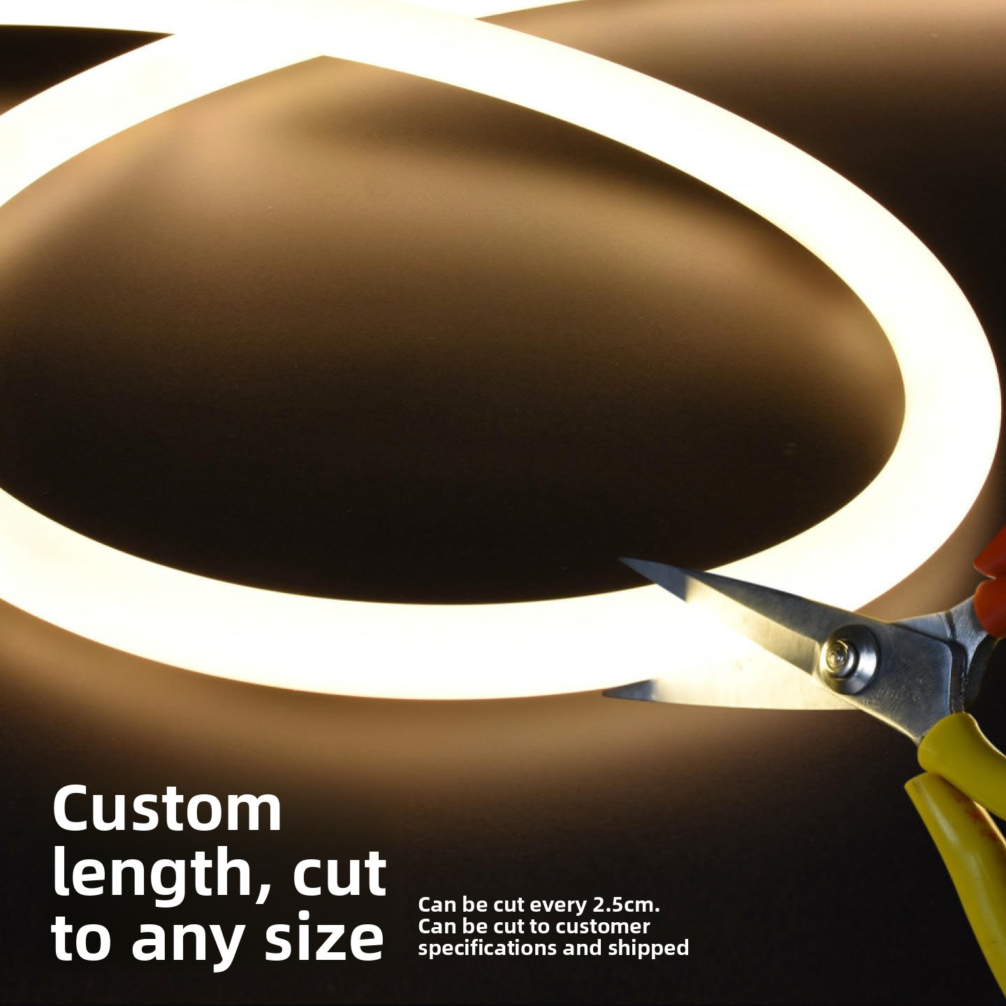 LED Silicone Light Strip Housing, 360-Degree Illumination, Embedded, Outdoor Waterproof, Multi-Specification, Colorful Silicone Housing - 图片 3