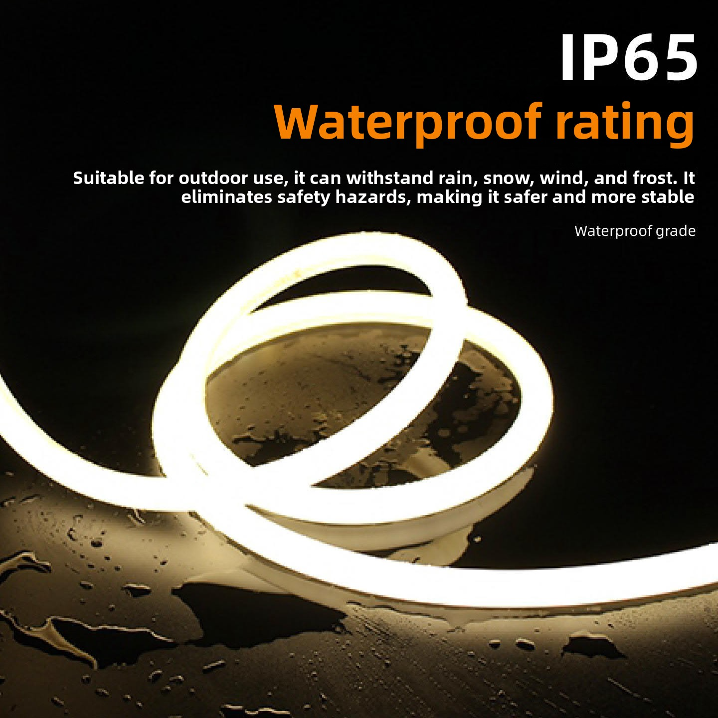 LED Silicone Light Strip Housing, 360-Degree Illumination, Embedded, Outdoor Waterproof, Multi-Specification, Colorful Silicone Housing - 图片 4