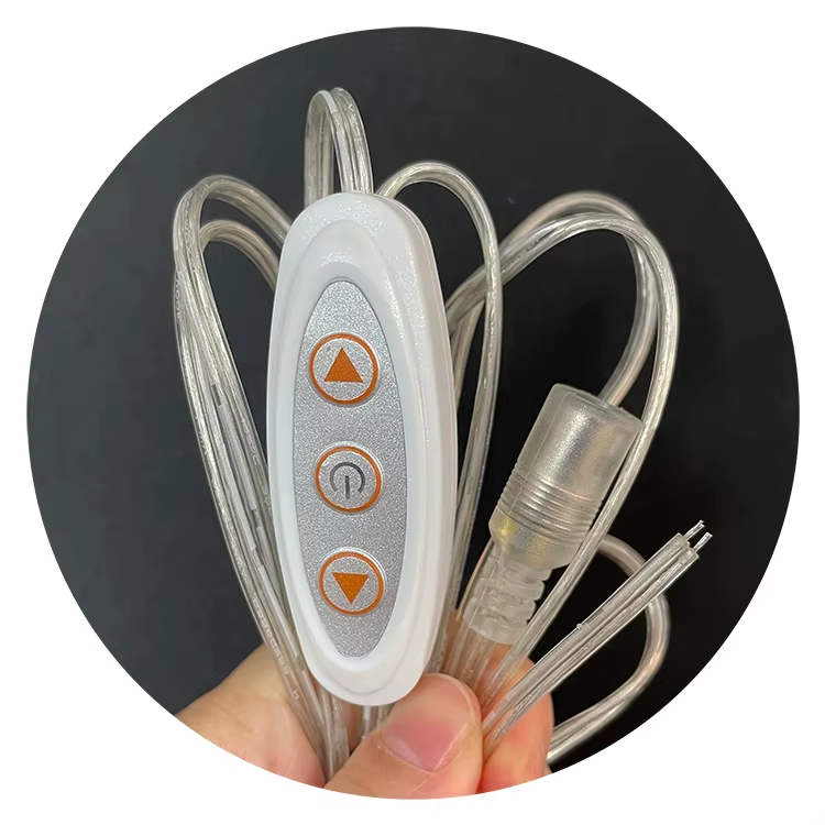 DC12V 3A PWM LED Dimmer Switch with DC Jack 5.5X2.1 Connector for Single Color LED Light Adjustable Brightness Controller for Home Commercial LED Strip Lighting - Image 3
