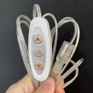 DC12V 3A PWM LED Dimmer Switch with DC Jack 5.5X2.1 Connector for Single Color LED Light Adjustable Brightness Controller for Home Commercial LED Strip Lighting