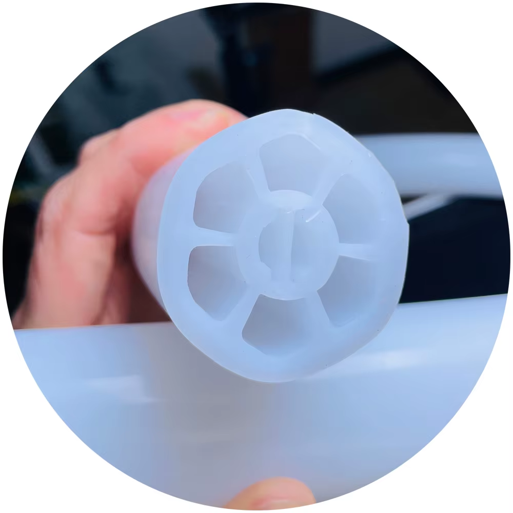Linear 360 Degree Neon Silicone Led Tube Diffuser Cover 50mm Round Silicon Profile Led Tubes For Led Strip Light Flexible Waterproof Silicone Led Channel For Indoor Outdoor Led Strip Lighting Install - Image 2
