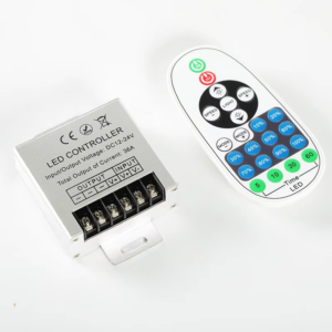 12V36A LED Neon Signs Controller with Remote Control Mini Dimmer for LED Sign Adjustable Brightness Flash Speed Modes Compatible with Most LED Neon Light Signs Home Commercial Decoration