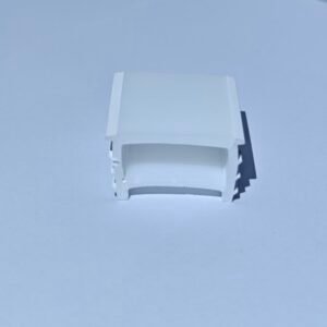 4025 Silicone Tube Diffuser for LED Strip With Flange 15mm PCB Recessed Linear Lighting Profile Compatible with Most Low Voltage LED Strip Lights Easy to Install for Home Commercial Lighting Projects
