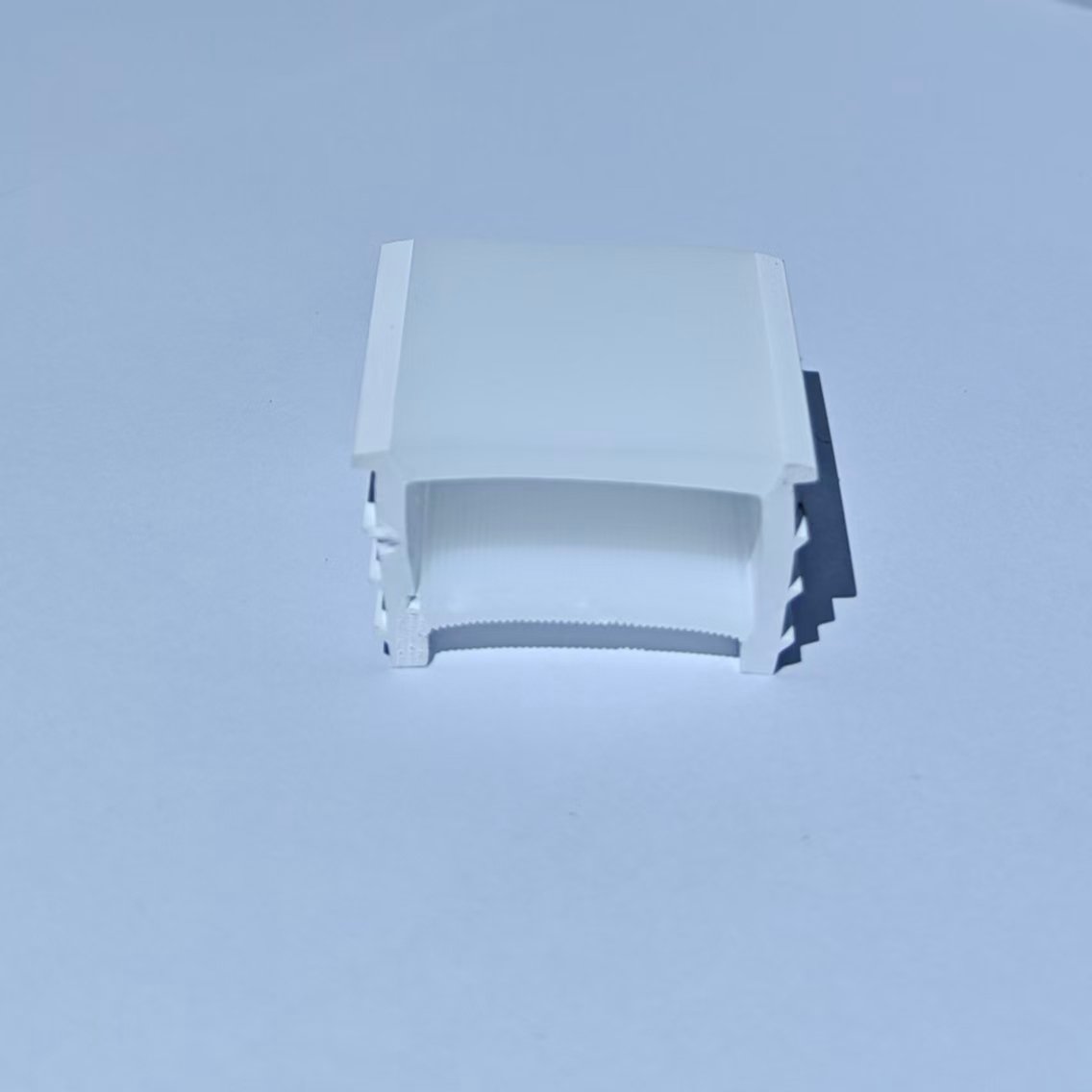 4025 Silicone Tube Diffuser for LED Strip With Flange 15mm PCB Recessed Linear Lighting Profile Compatible with Most Low Voltage LED Strip Lights Easy to Install for Home Commercial Lighting Projects